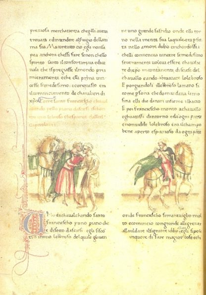 Leggienda del Beato Messer Sancto Franciescho d'Assisi. Commenti al manoscritto Gaddi 112 conservato presso la Biblioteca Laurenziana di Firenze.