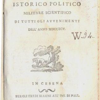 Almanacco istorico politico militare scientifico di tutti gli avvenimenti dell'anno 1795.