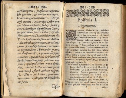 Epistolae apologeticae pro ordine Sancti Benedicti. Adversus libellum; Cura salutis, sive de statu vitae mature....Autore Anonymo Soc. Jesu.