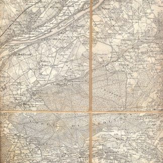 Carta geografica di Blois.