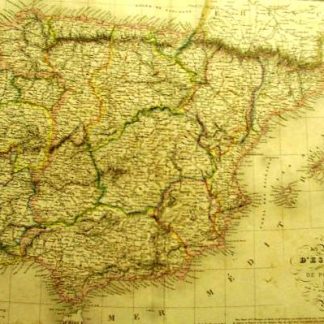 Espagne et Portugal (Atlas de Géographie ancienne et moderne adopté pour le Bibliotheques Militaures).