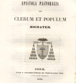 Epistola Pastoralis ad Clerum, et Populum Aesinatem.