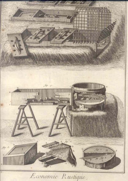 Economie rustique, art de faire eclore les poulets. Pl. 3.