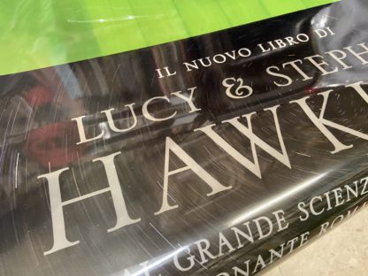 Locandina plastificata Caccia al tesoro nell'unbiverso di Lucy e Stephen Hawking