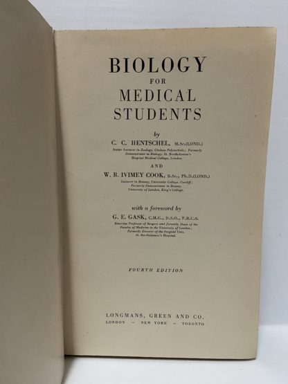 Biology for medical students