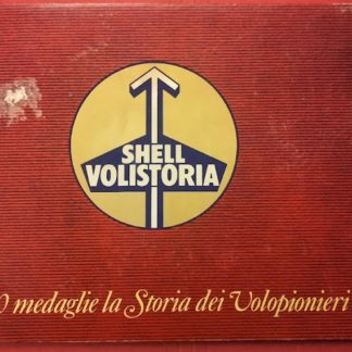 SHELL VOLISTORIA LA STORIA DEI VOLOPIONIERI - 20 MEDAGLIE MEDAGLIERE COMPLETO