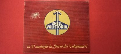 SHELL VOLISTORIA LA STORIA DEI VOLOPIONIERI - 20 MEDAGLIE MEDAGLIERE COMPLETO