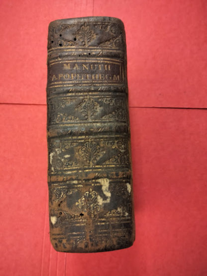 Apophthegmatum ex Optimis Utrisque Lingae Scriptoribus. Libri IIX. Paulli Manutii studio , atque industria, doctissimorum Thelogorum consilio, atque ope ab omnibus mendis vindicati, quae pium, & veritatis Chatolicae studiorum lectorem poterant offendere.